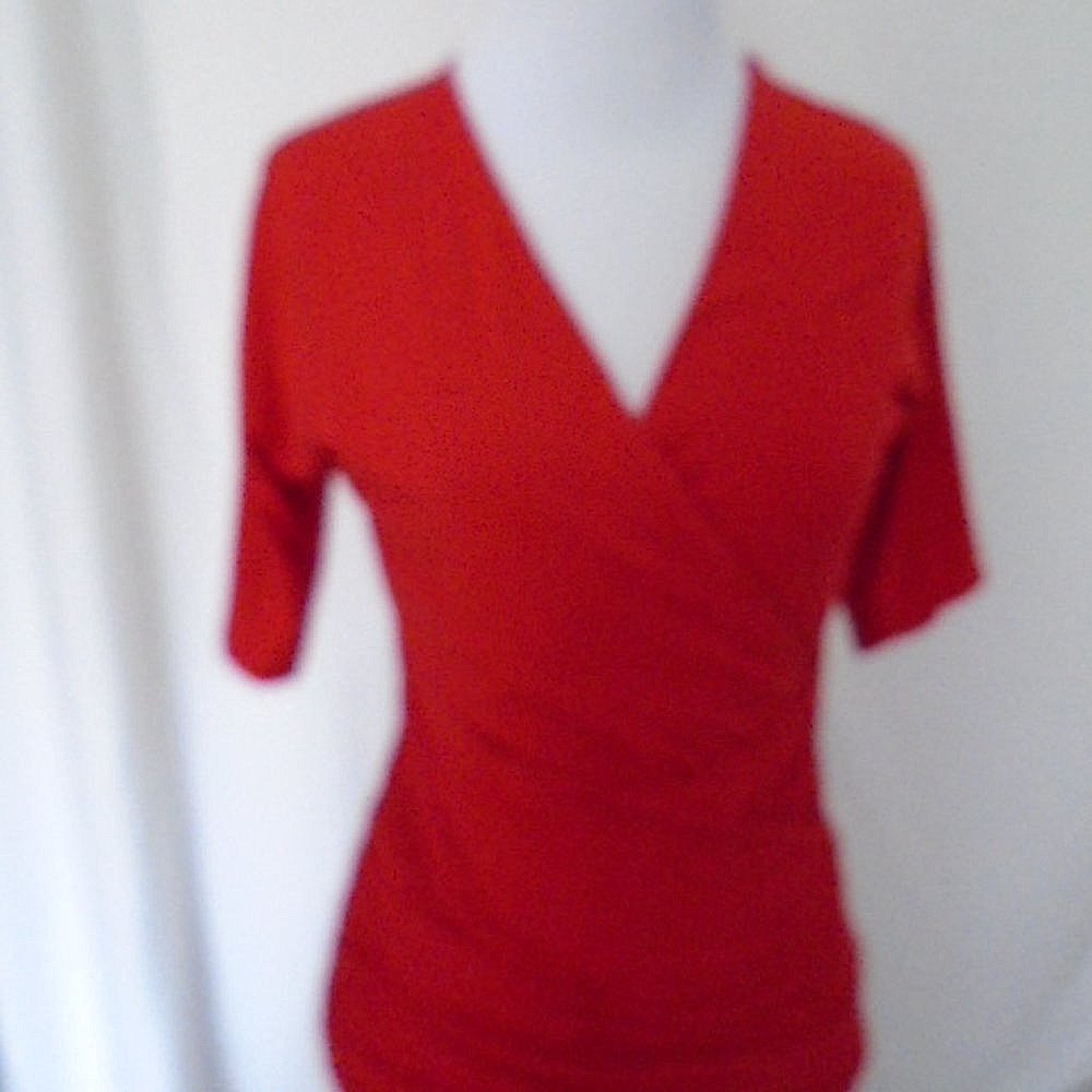Express Faux Wrap Top - S